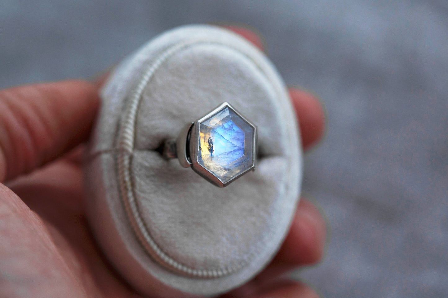 Size 8  |  Snow Moon Ring  |  #4