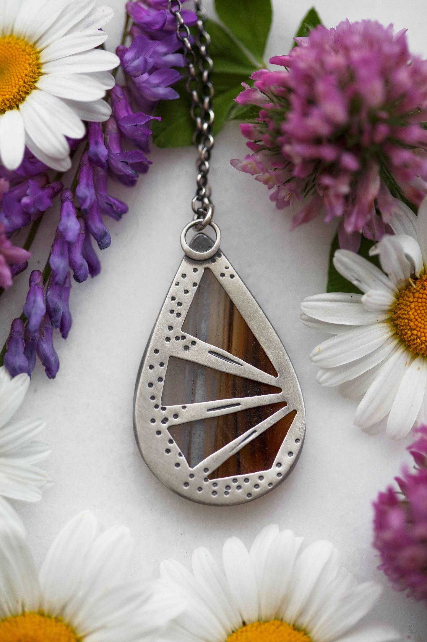 Painted Lady Necklace   |   #8