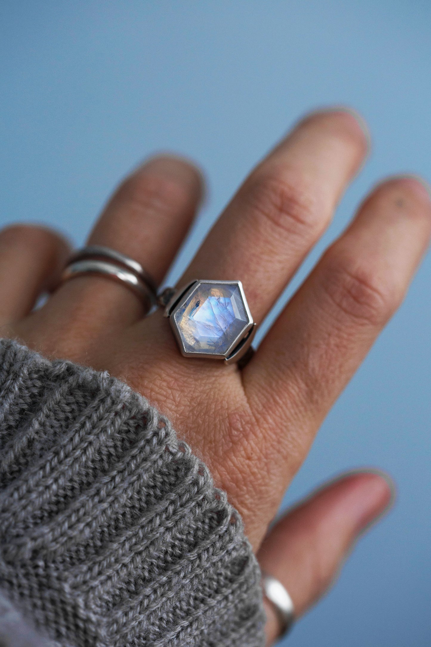 Size 8  |  Snow Moon Ring  |  #4