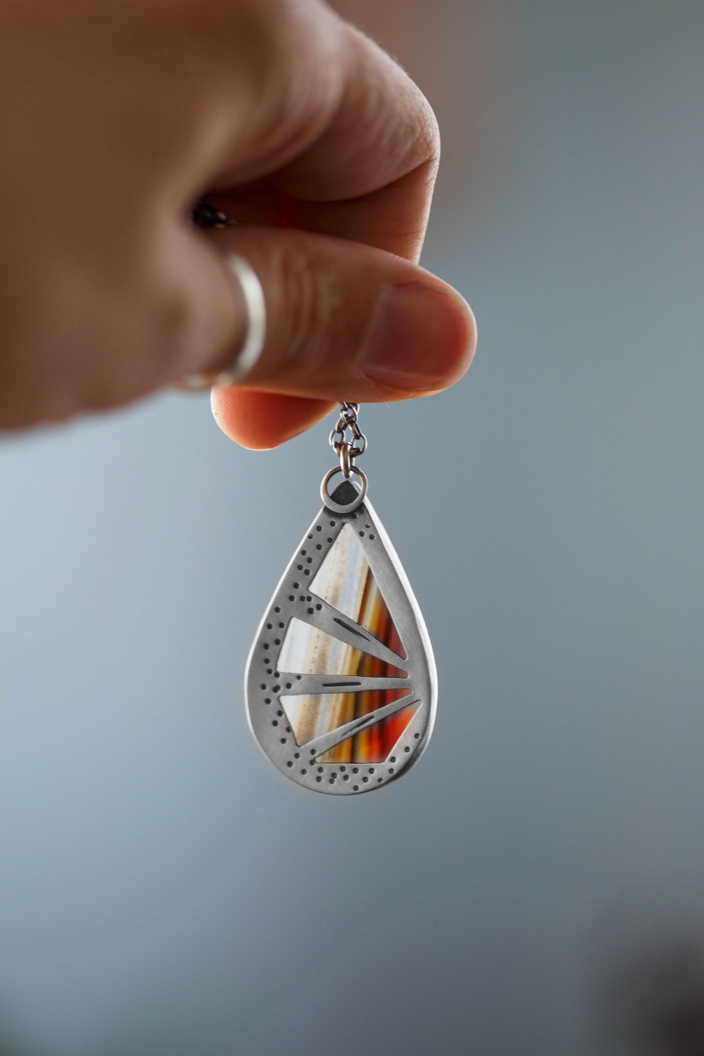Painted Lady Necklace   |   #8