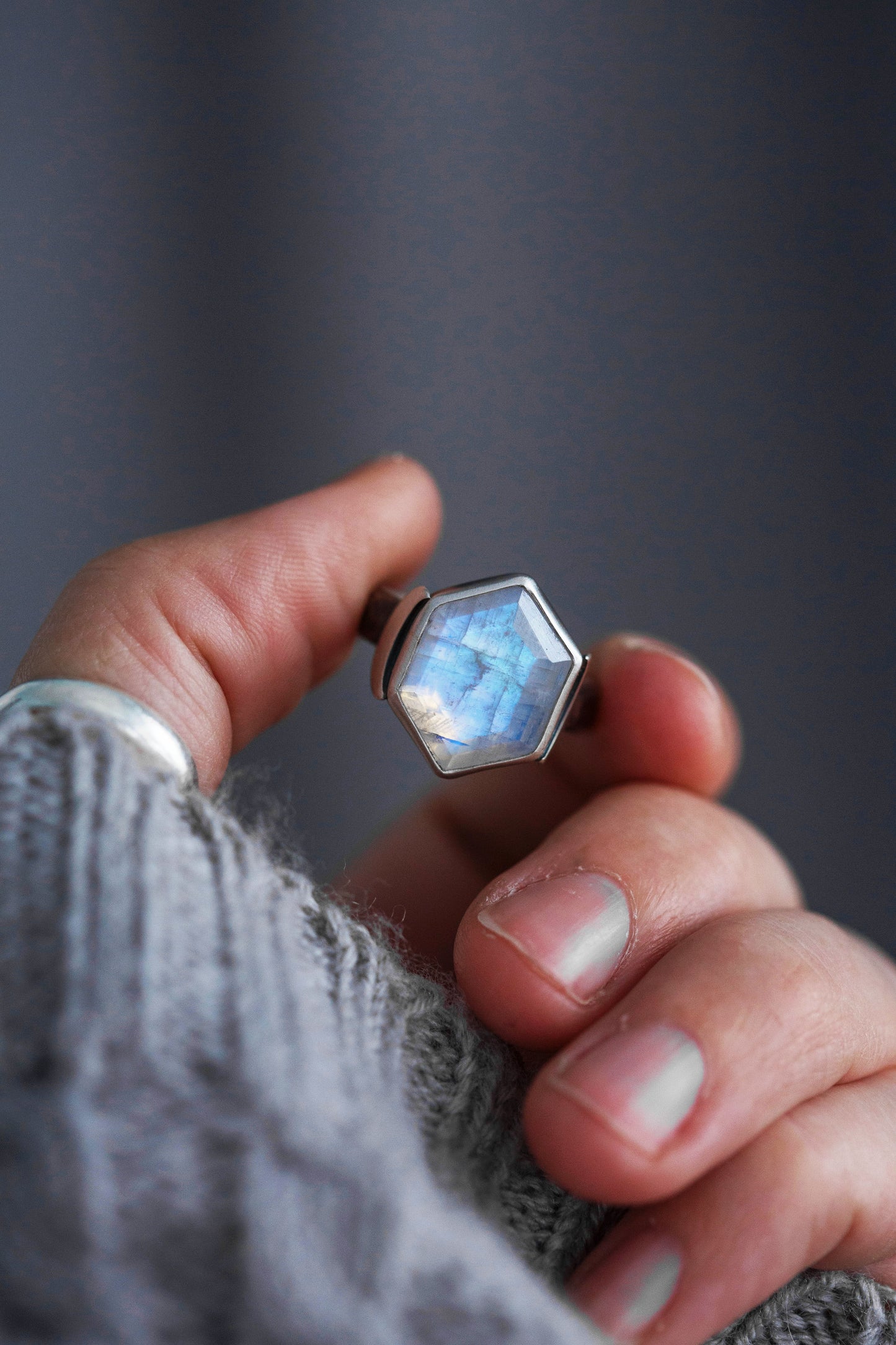 Size 8.25  |  Snow Moon Ring  |  #6