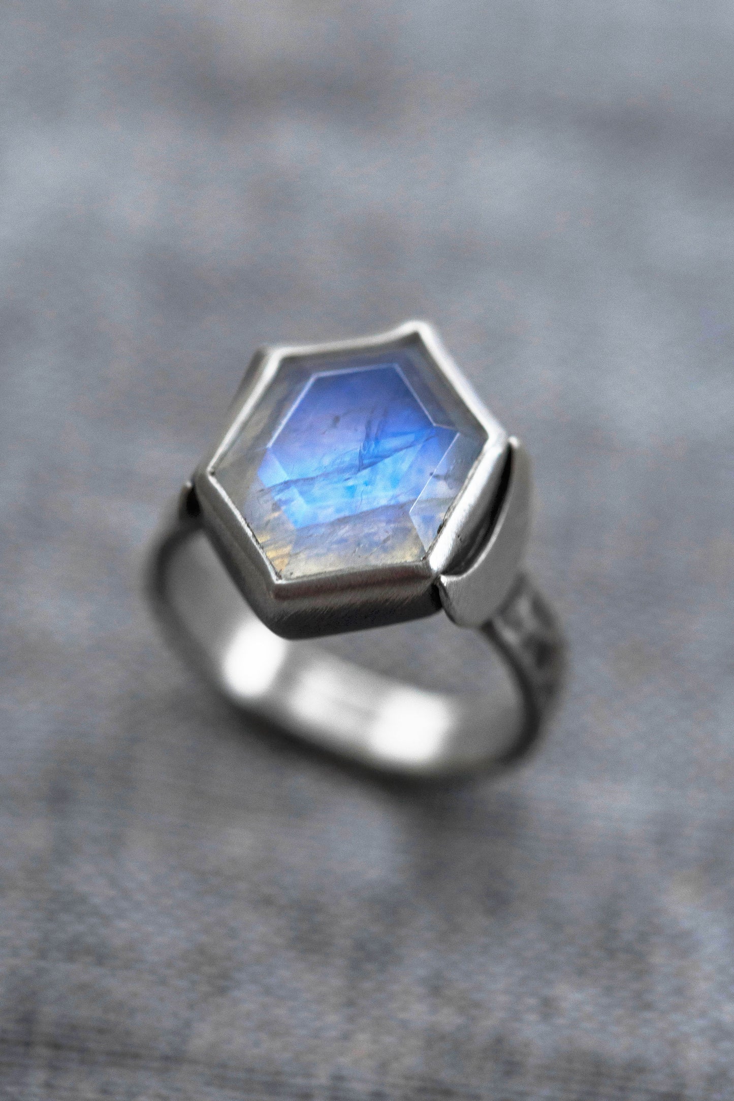 Size 8.75  |  Snow Moon Ring  |  #7