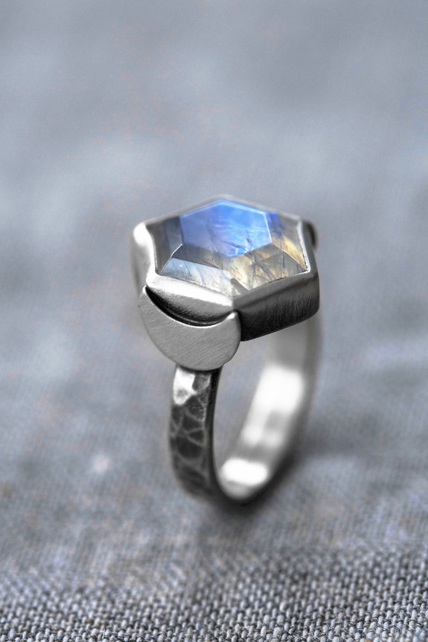 Size 8.75  |  Snow Moon Ring  |  #7