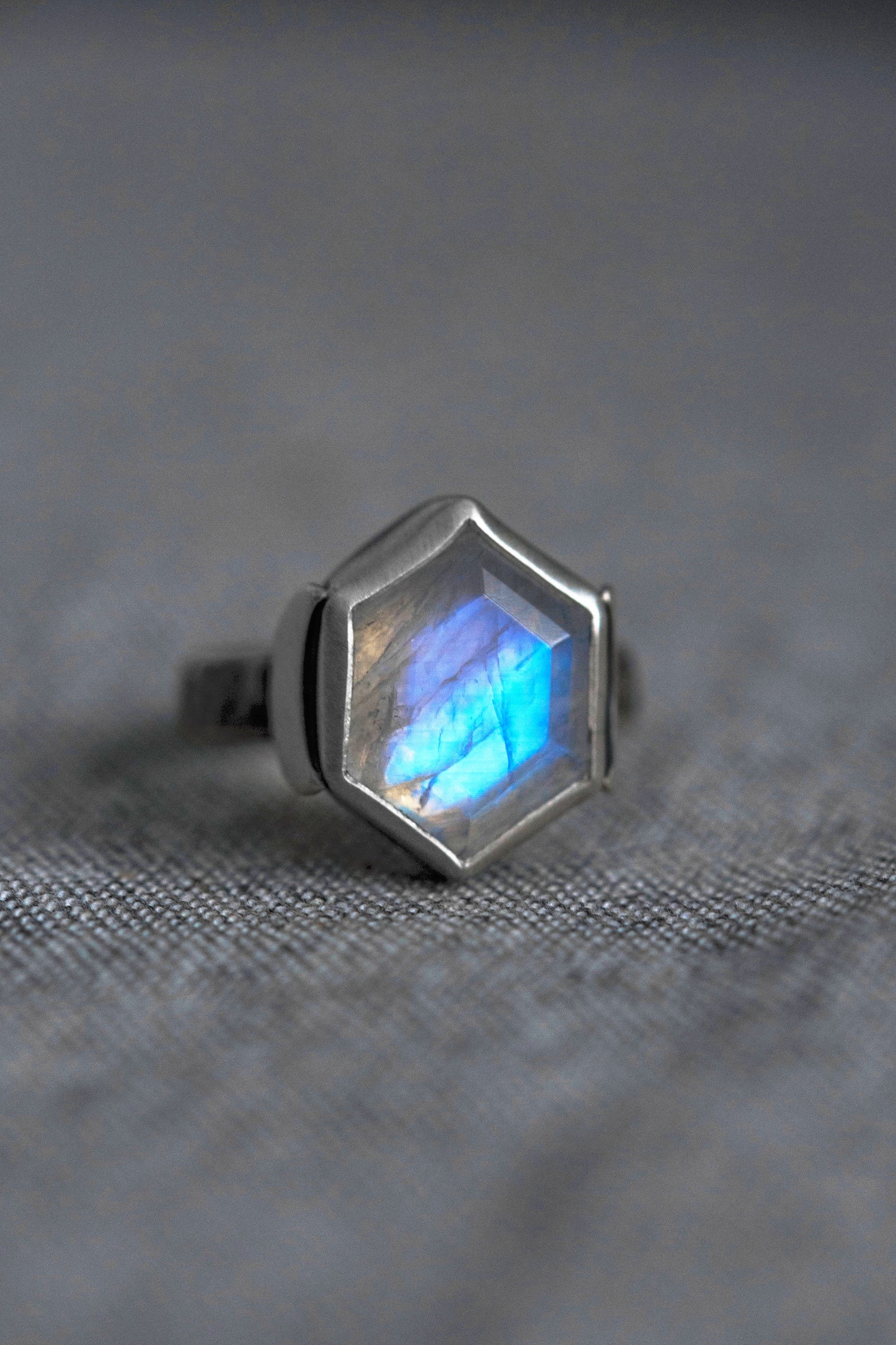 Size 8.75  |  Snow Moon Ring  |  #7