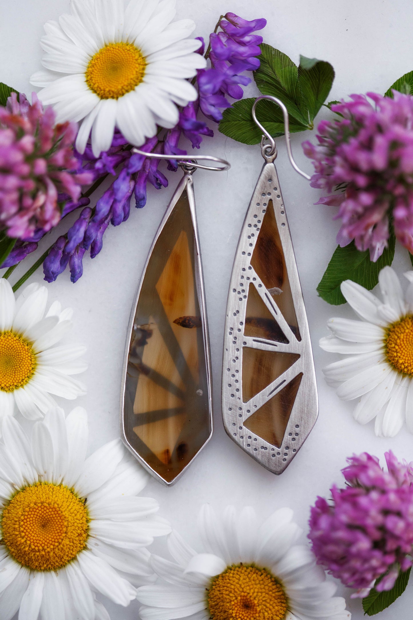 Painted Lady Earrings   |   #1