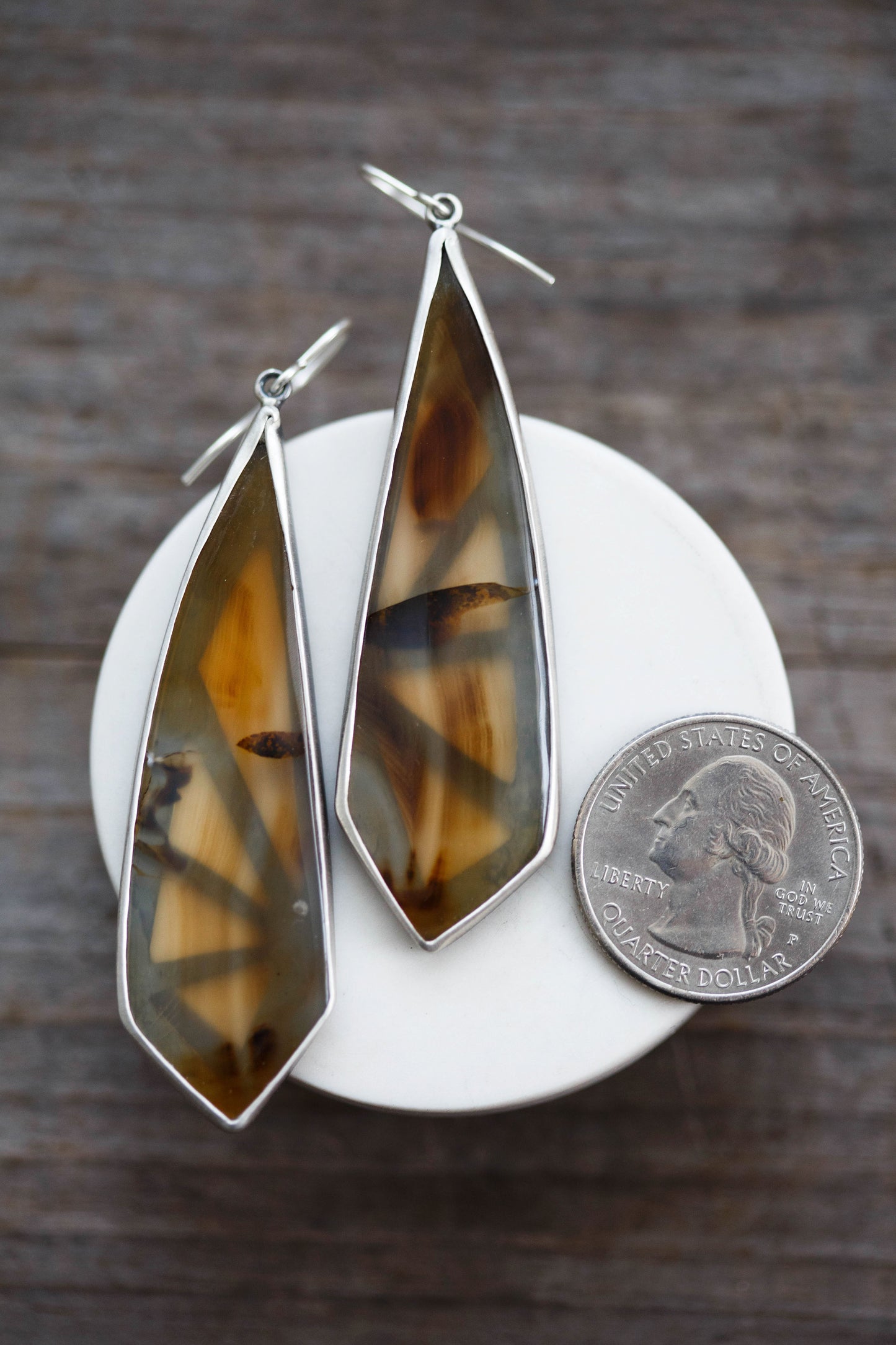 Painted Lady Earrings   |   #1
