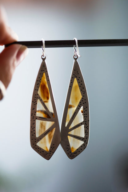 Painted Lady Earrings   |   #1