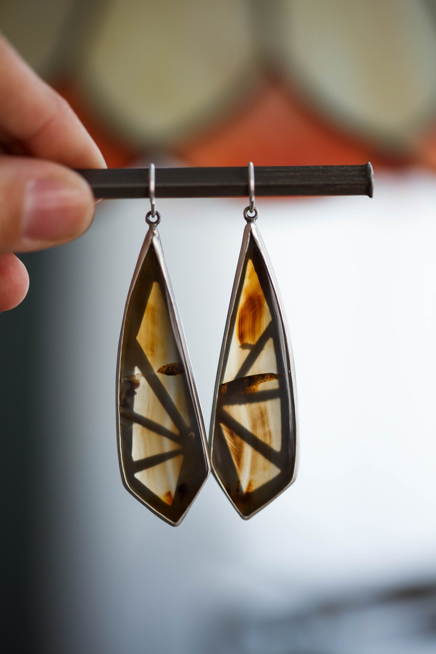 Painted Lady Earrings   |   #1