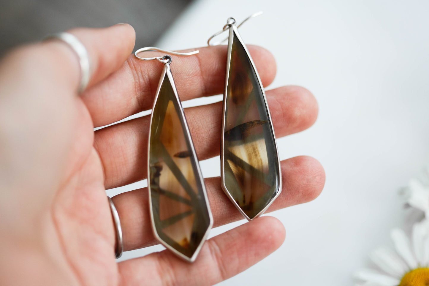 Painted Lady Earrings   |   #1