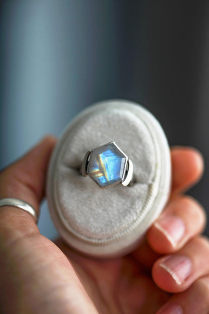 Size 6.5  |  Snow Moon Ring  |  #9