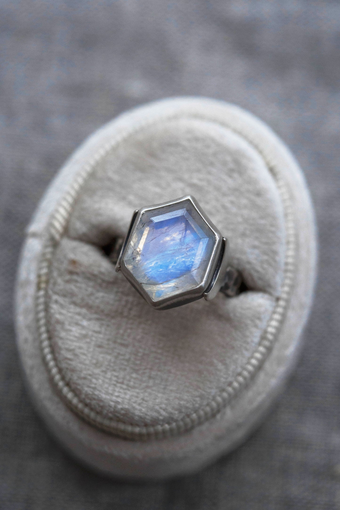 Size 7.75  |  Snow Moon Ring  |  #10