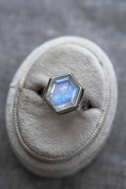 Size 7.75  |  Snow Moon Ring  |  #10