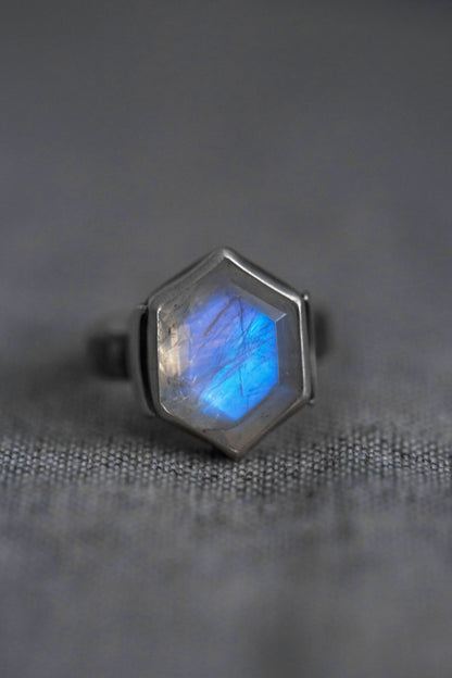 Size 7.75  |  Snow Moon Ring  |  #10