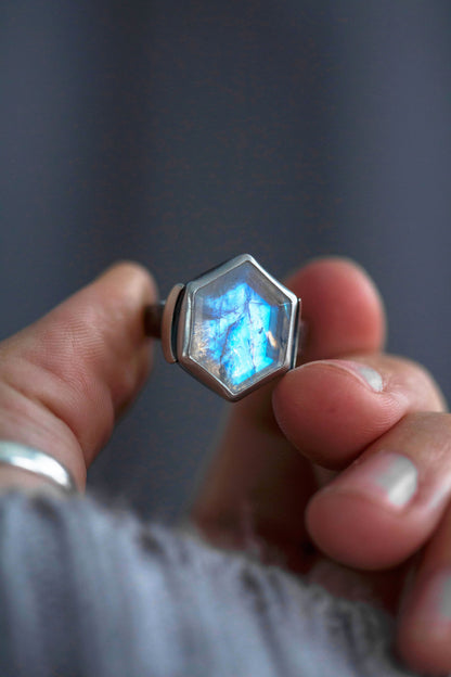 Size 7  |  Snow Moon Ring  |  #11