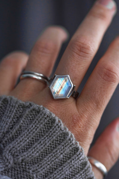 Size 7.5  |  Snow Moon Ring  |  #12