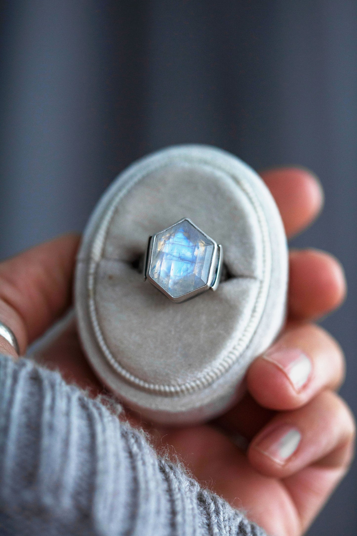Size 5.5  |  Snow Moon Ring  |  #13
