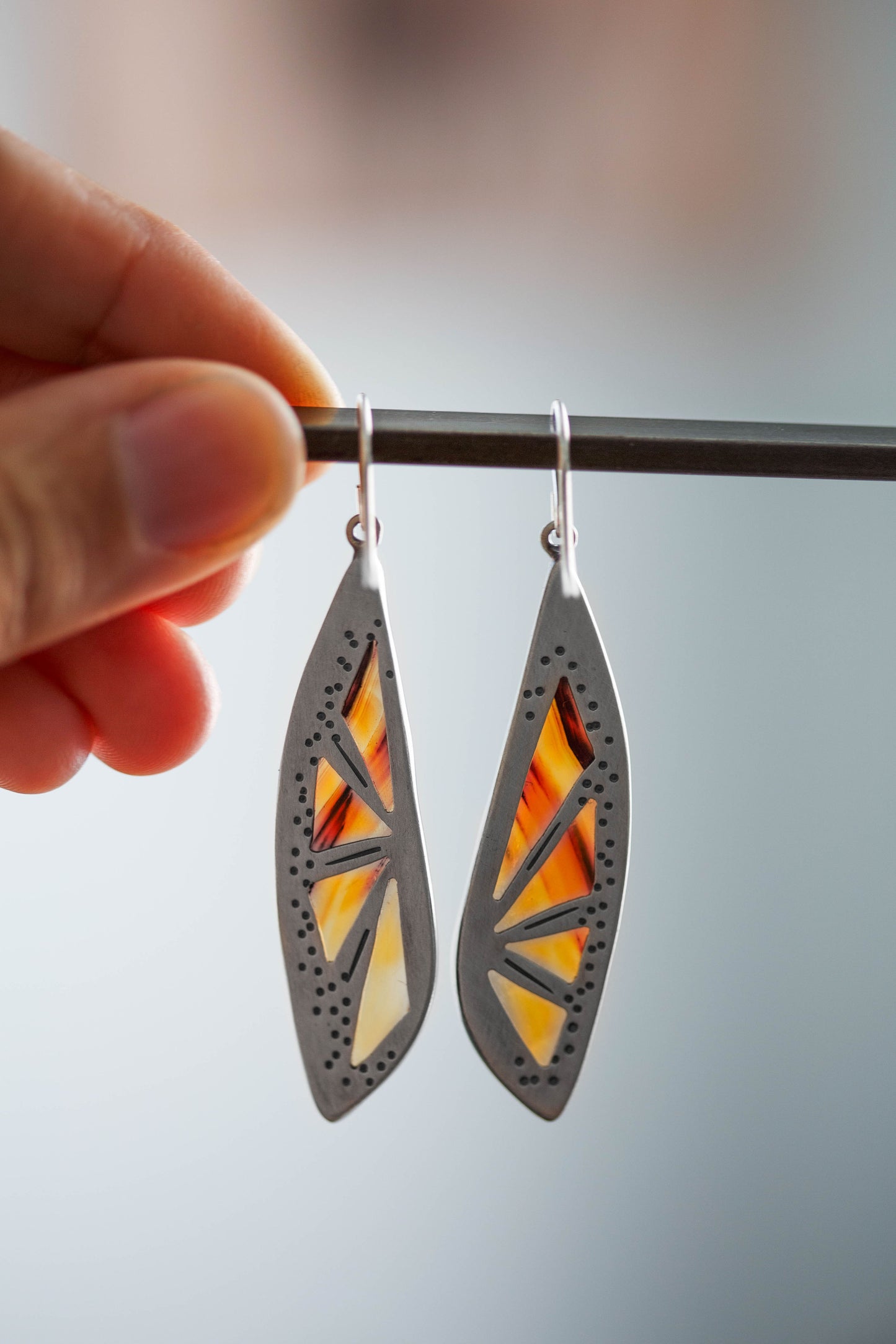Painted Lady Earrings   |   #7