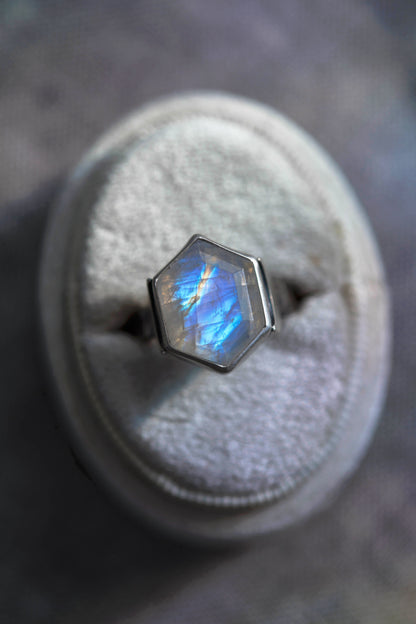 Size 8.5  |  Snow Moon Ring  |  #15