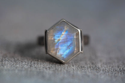 Size 8.5  |  Snow Moon Ring  |  #15