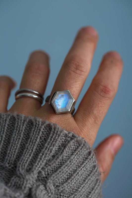 Size 7.25  |  Snow Moon Ring  |  #16