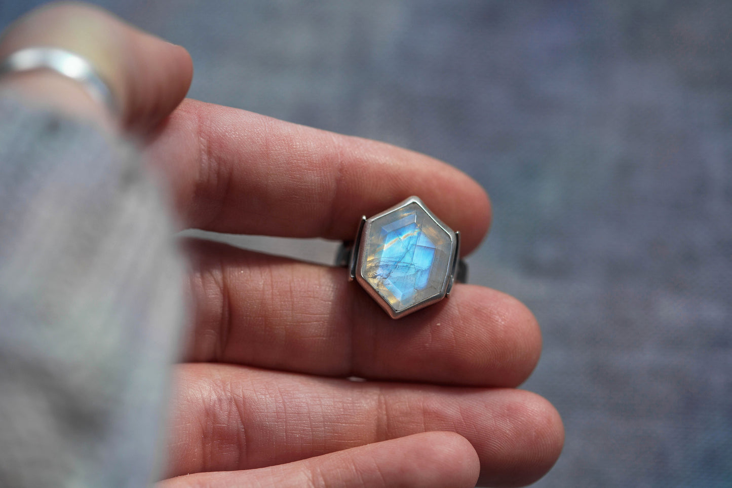 Size 6  |  Snow Moon Ring  |  #18