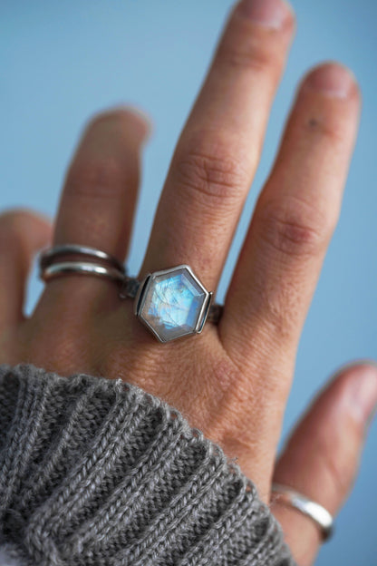Size 10  |  Snow Moon Ring  |  #19