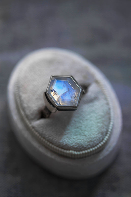 Size 9.75  |  Snow Moon Ring  |  #20