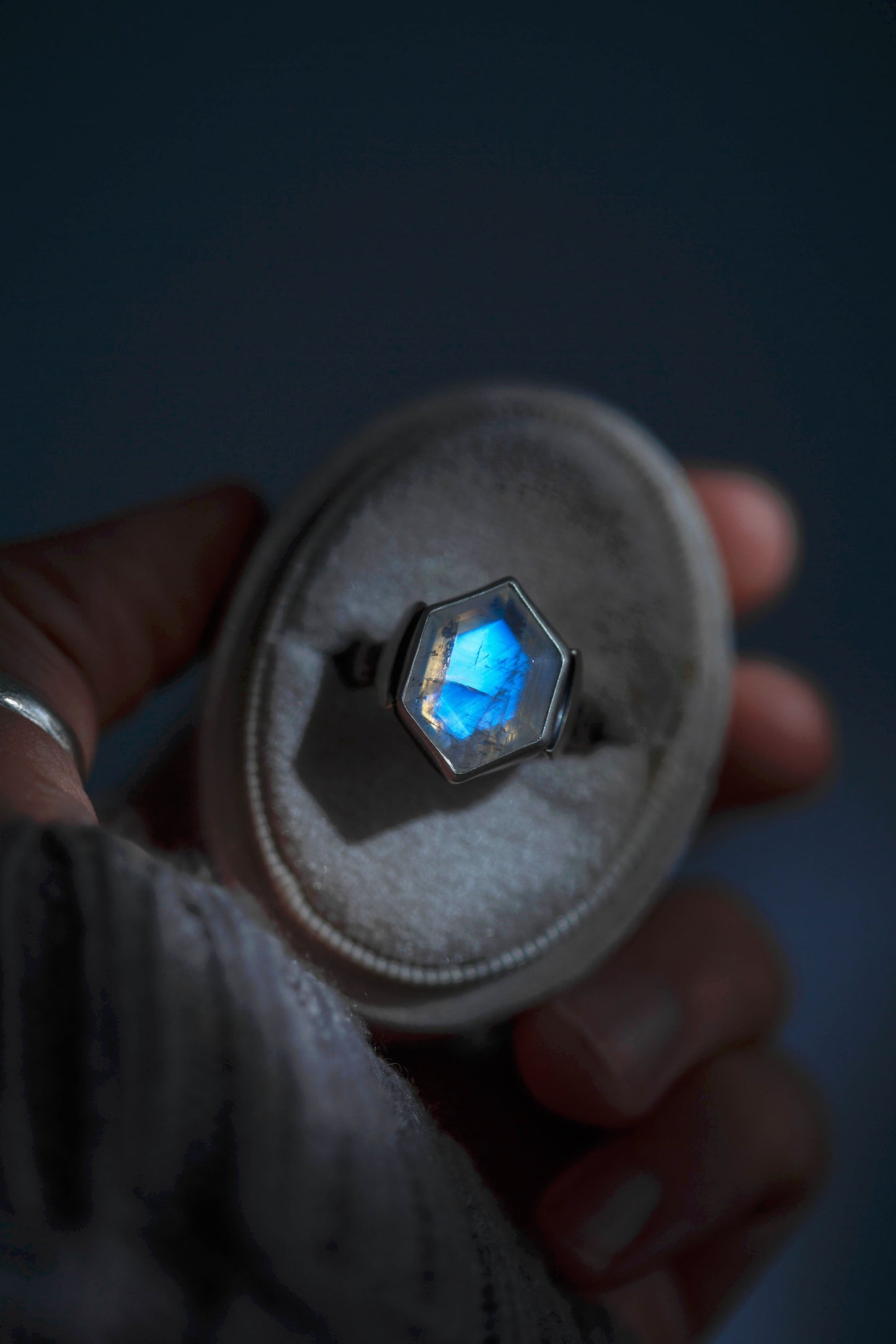 Size 9.75  |  Snow Moon Ring  |  #20