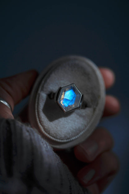 Size 9.75  |  Snow Moon Ring  |  #20