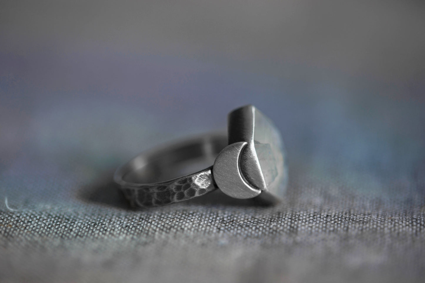 Size 9.75  |  Snow Moon Ring  |  #20