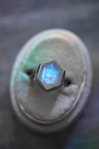 Size 9.75  |  Snow Moon Ring  |  #22