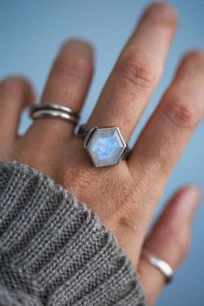 Size 9.75  |  Snow Moon Ring  |  #22