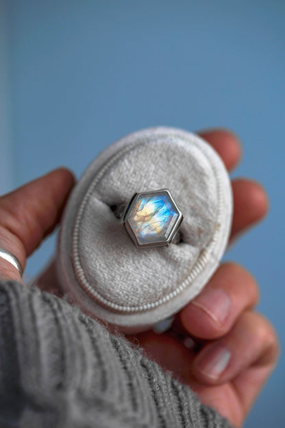 Size 7.25  |  Snow Moon Ring  |  #24