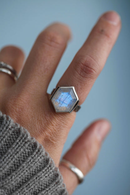 Size 6  |  Snow Moon Ring  |  #25