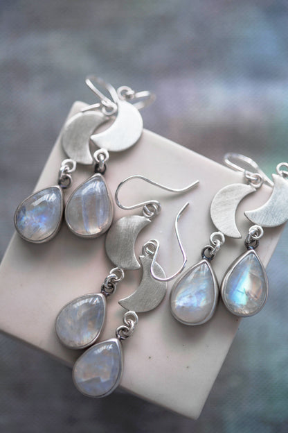 Snow Moon Earring  |  #9