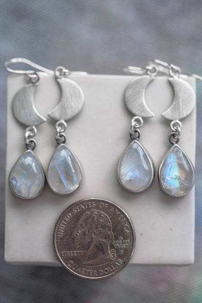 Snow Moon Earring  |  #9