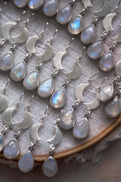 Snow Moon Earring  |  #9