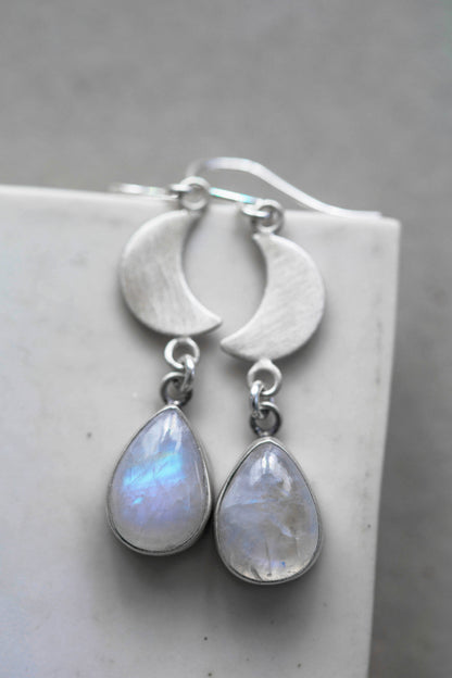 Snow Moon Earring  |  #1