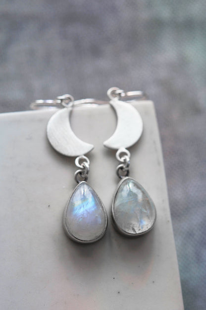 Snow Moon Earring  |  #1