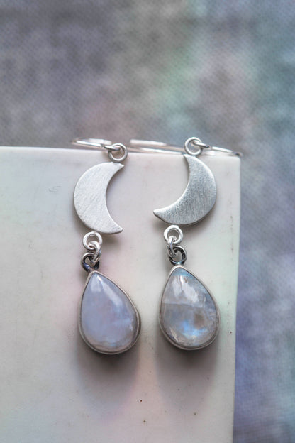 Snow Moon Earring  |  #2