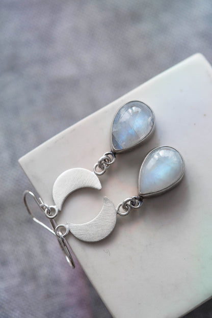 Snow Moon Earring  |  #2