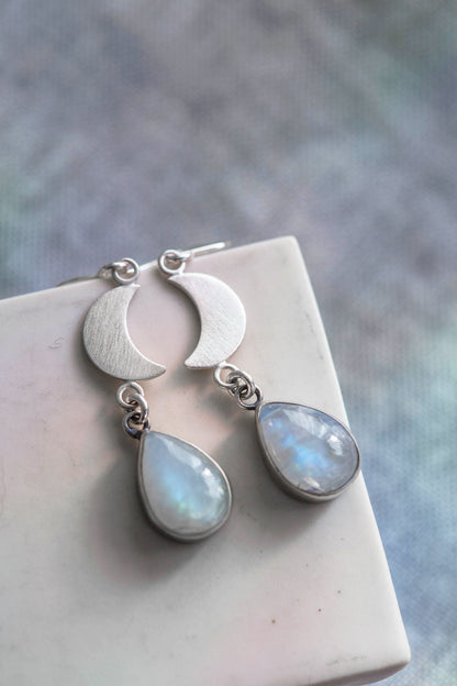 Snow Moon Earring  |  #2