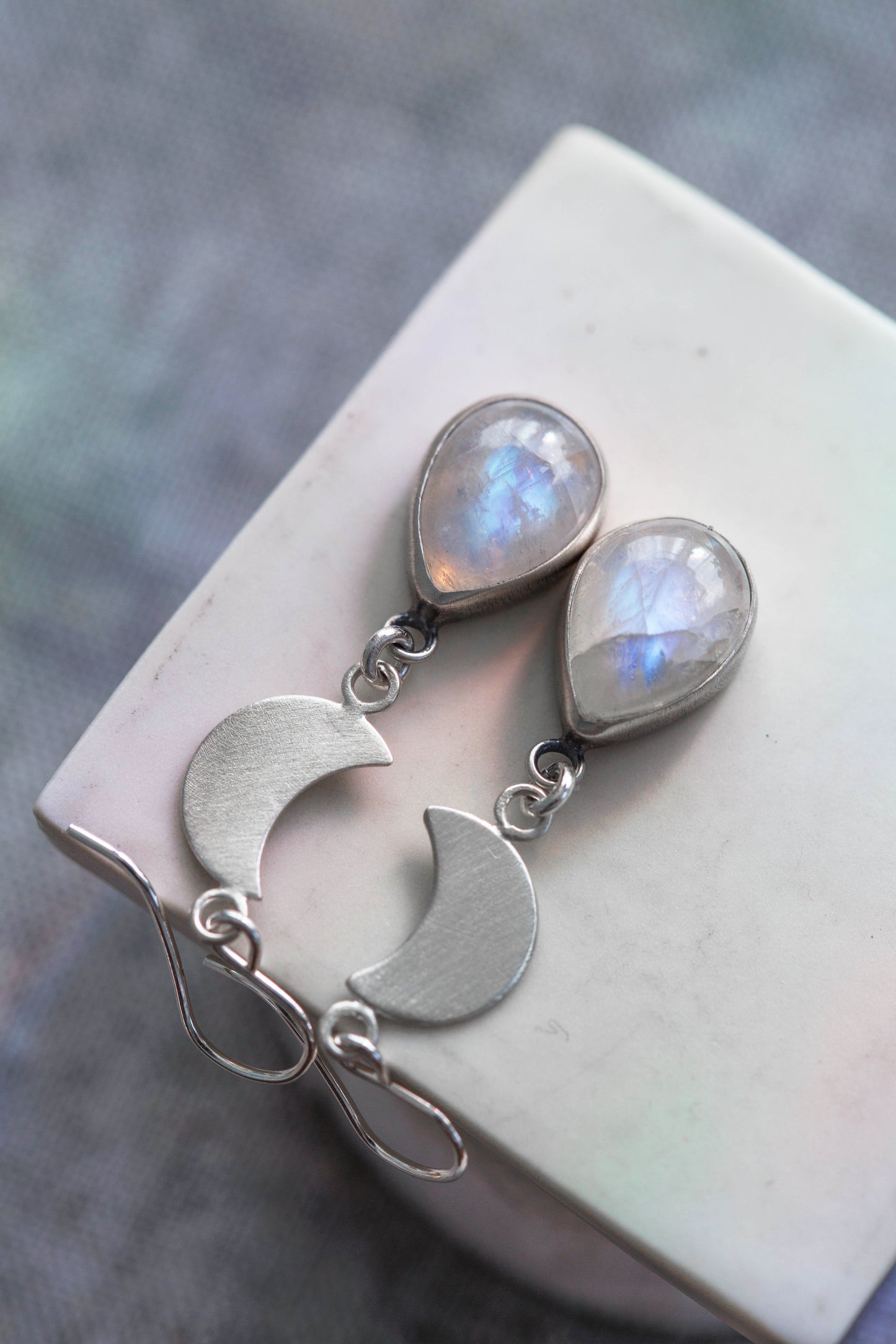 Snow Moon Earring  |  #3