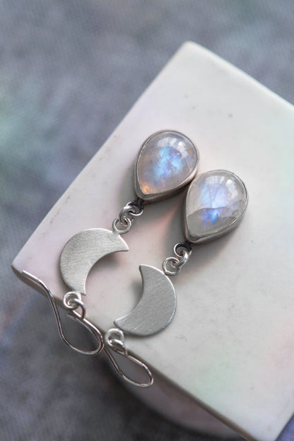 Snow Moon Earring  |  #3