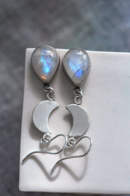 Snow Moon Earring  |  #3