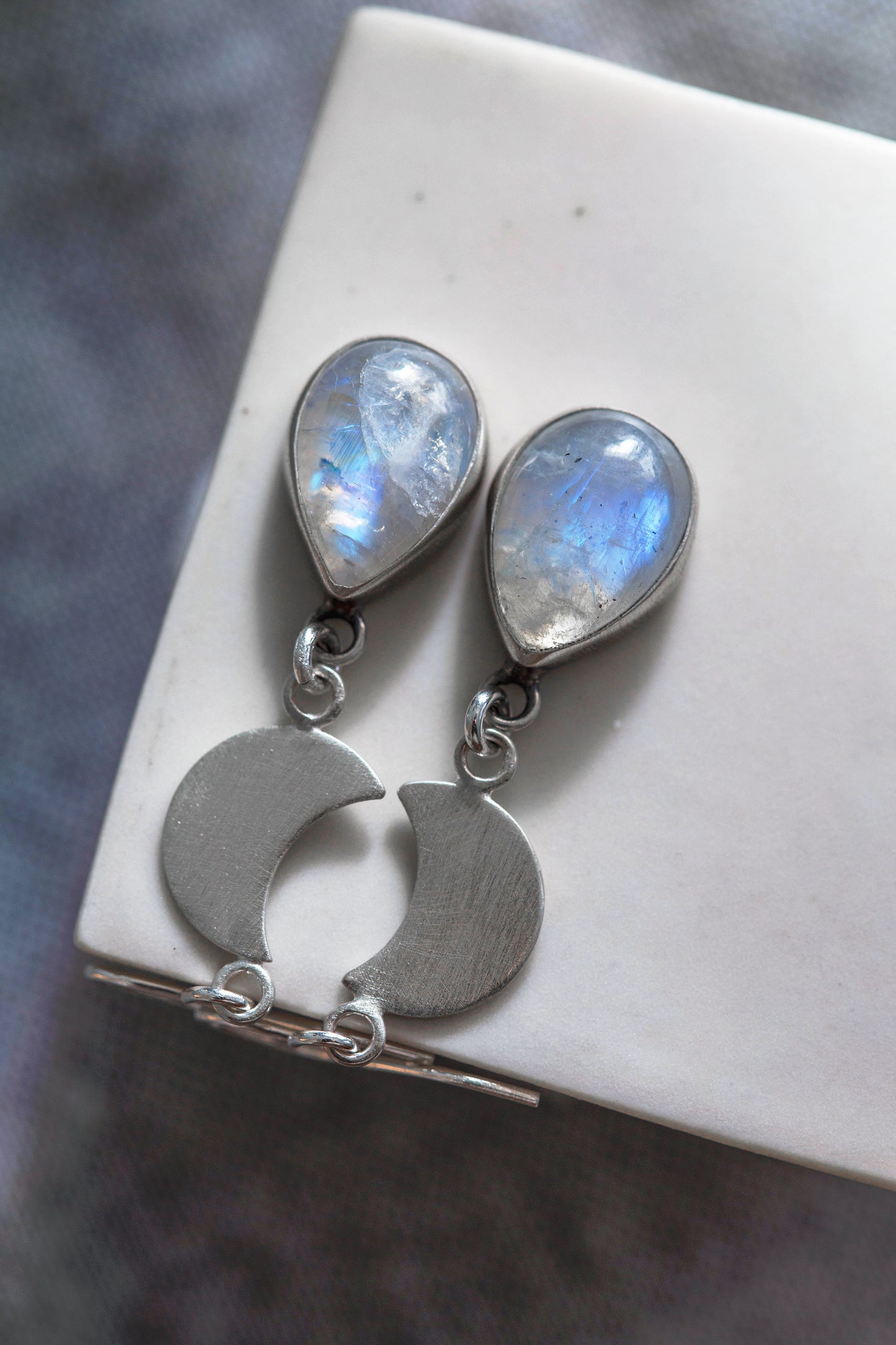 Snow Moon Earring  |  #4