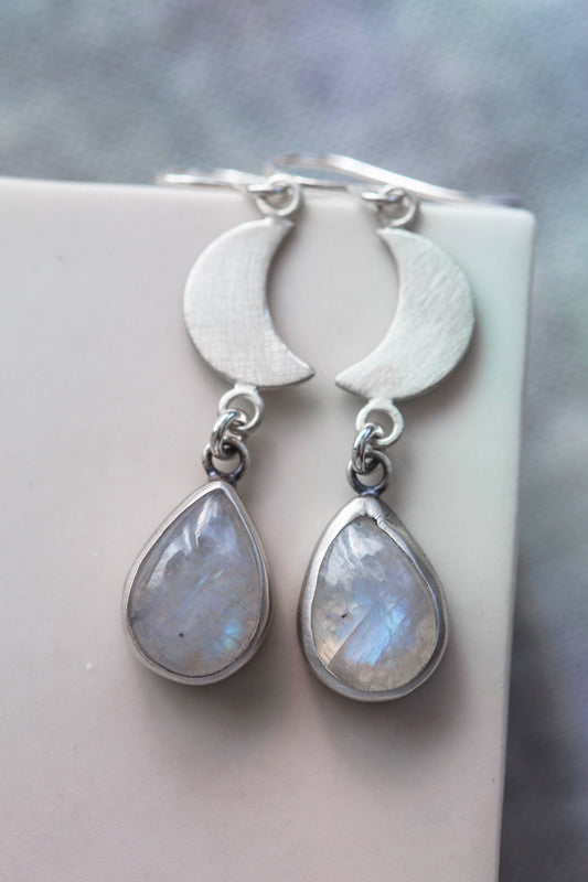 Snow Moon Earring  |  #6