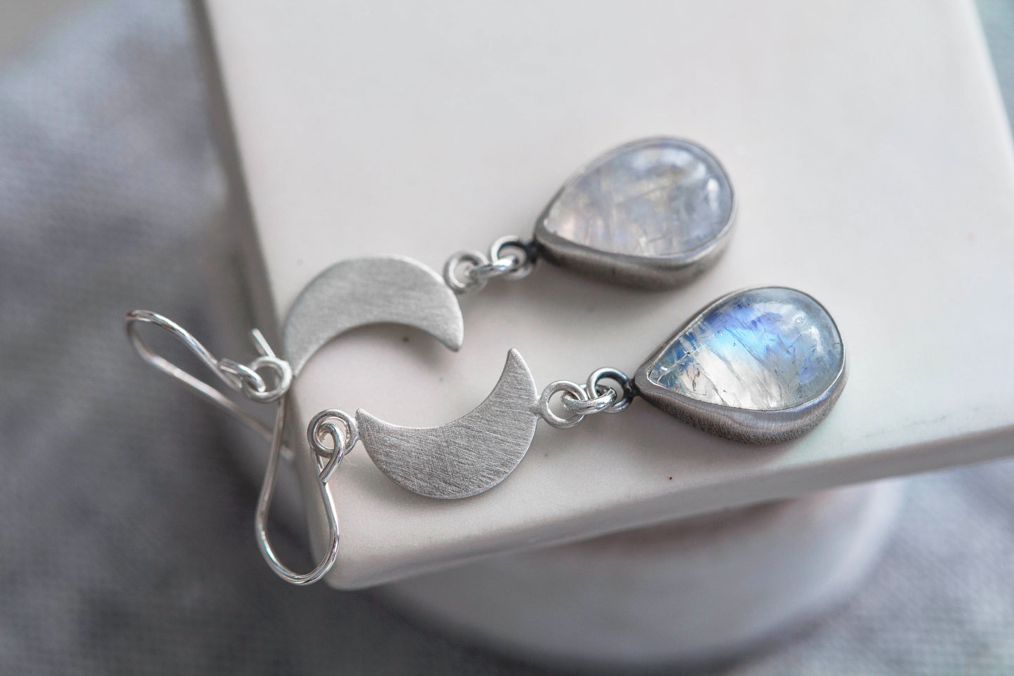 Snow Moon Earring  |  #7