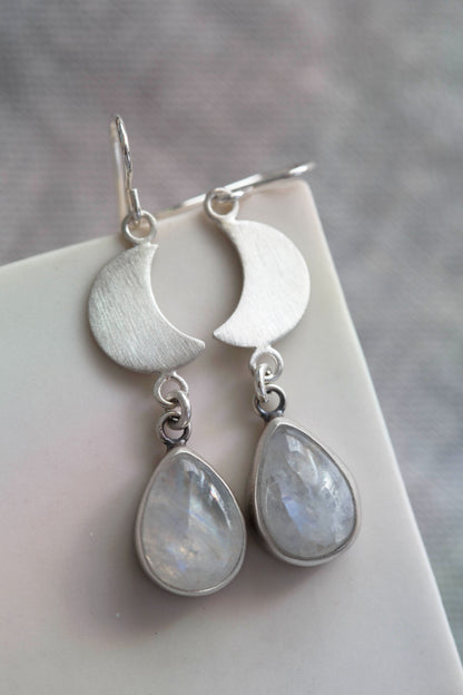 Snow Moon Earring  |  #9
