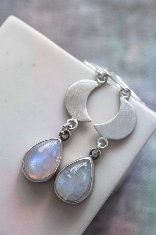 Snow Moon Earring  |  #9